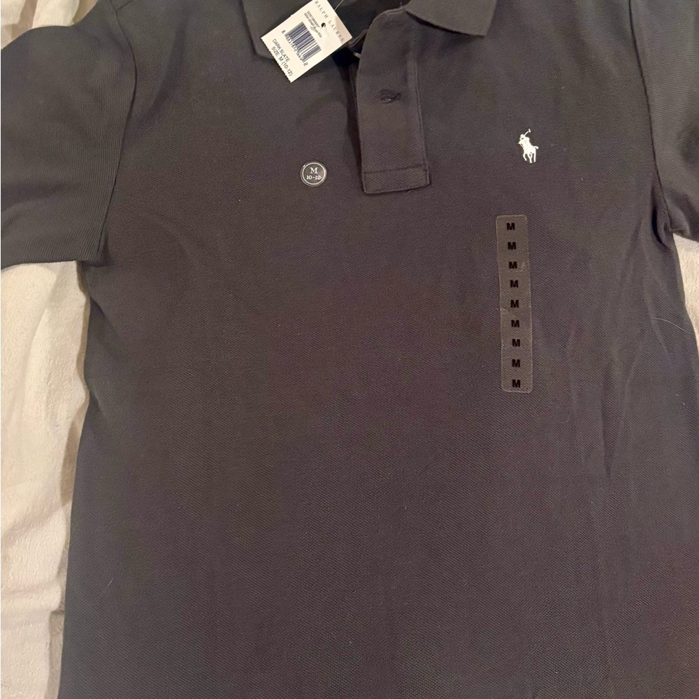 Boys Polo by Ralph Lauren Slate Gray